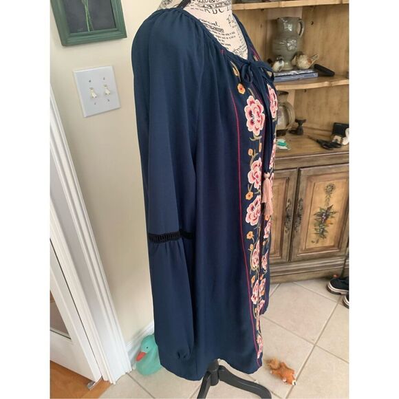 Umgee Floral Embroidered Dress - Picture 6 of 11